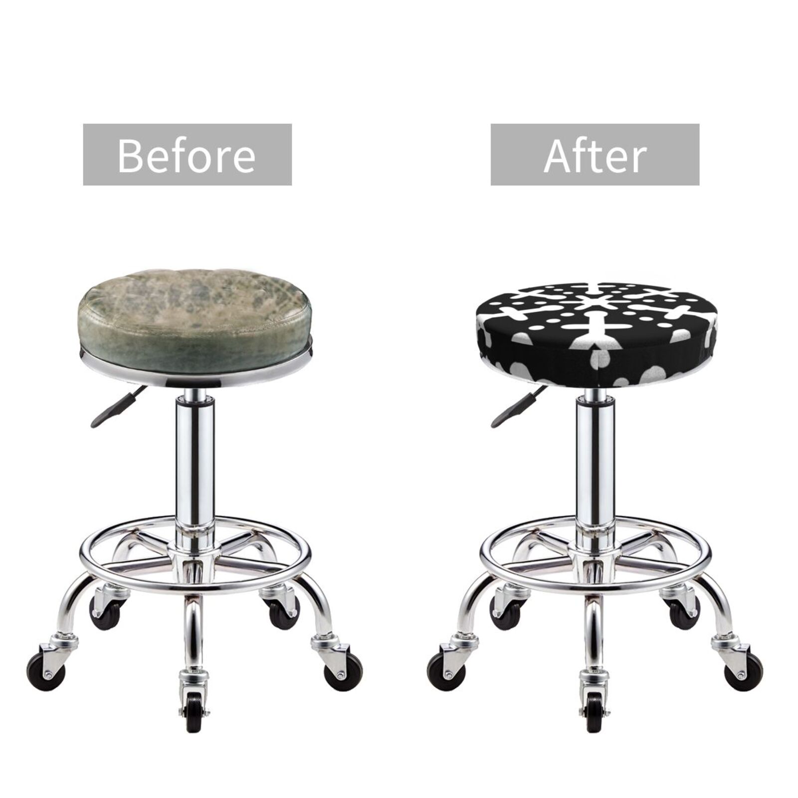 Round Bar Chair Cushion Cover